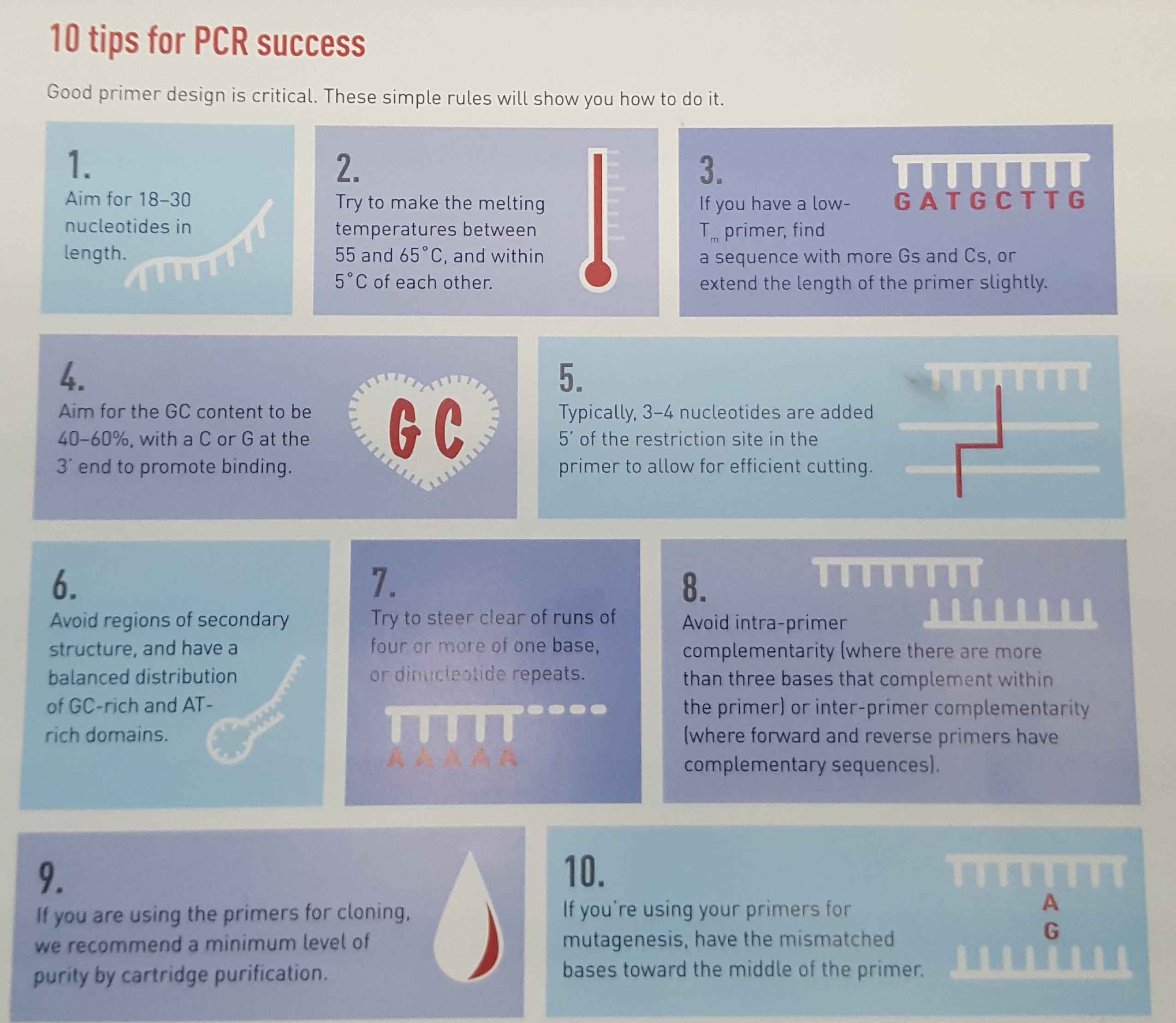 Tips for PCR primer design_Life_Technologies