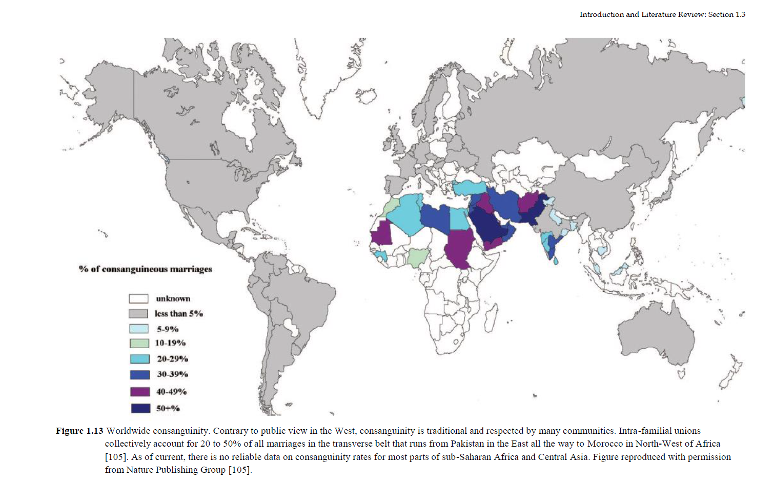 consanguinity world map