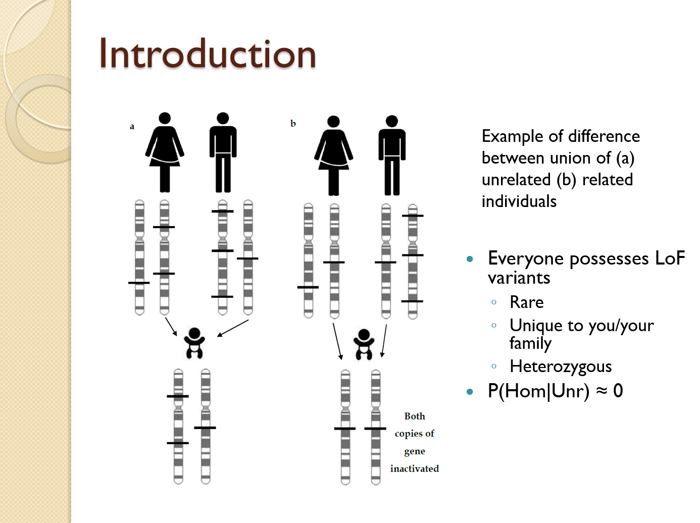 endogamy consanguinity loss of function
